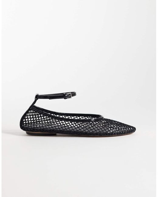 Mango White – flache schuhe