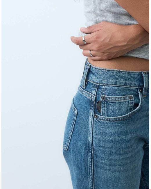 ASOS Blue Comfort Stretch Straight Leg Jean