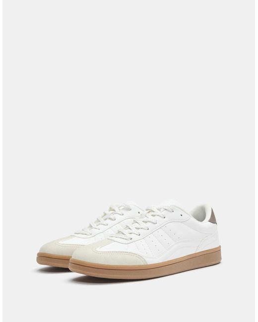 Baskets rétro Pull&Bear en coloris White