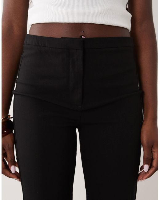 Mango Black Tailored Slim Trouser