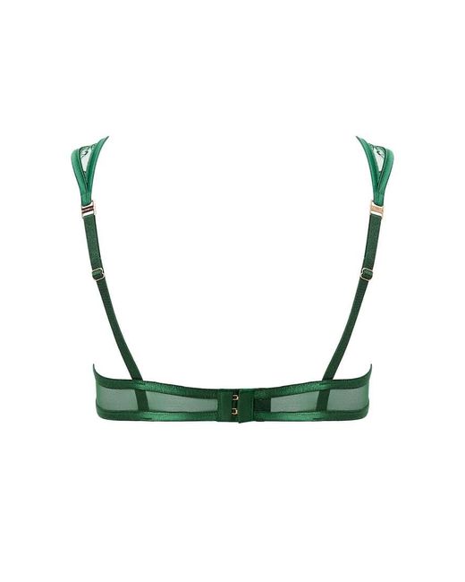 Bluebella Green Seraphim Embroidered Sheer Wired Bra