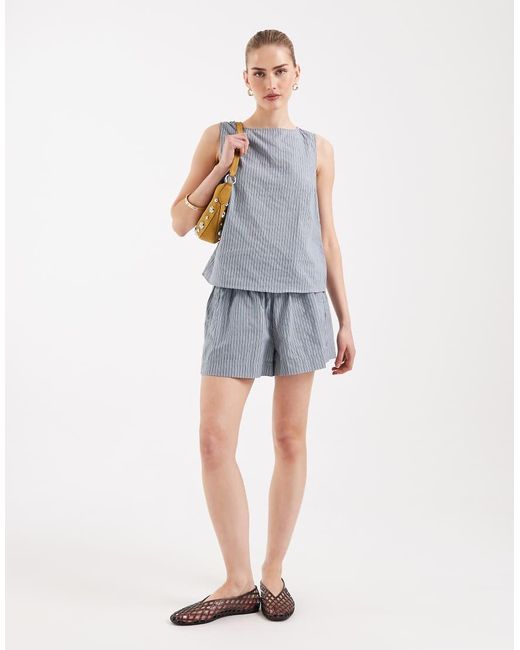 ASOS Blue Shell Top