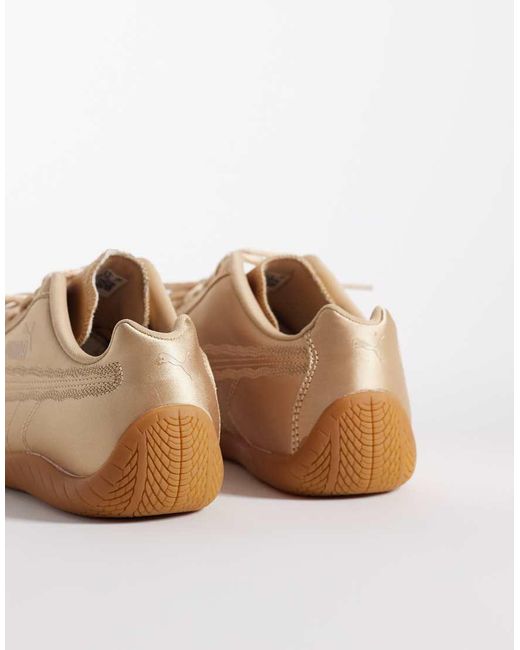 PUMA Natural Speedcat Satin Trainers