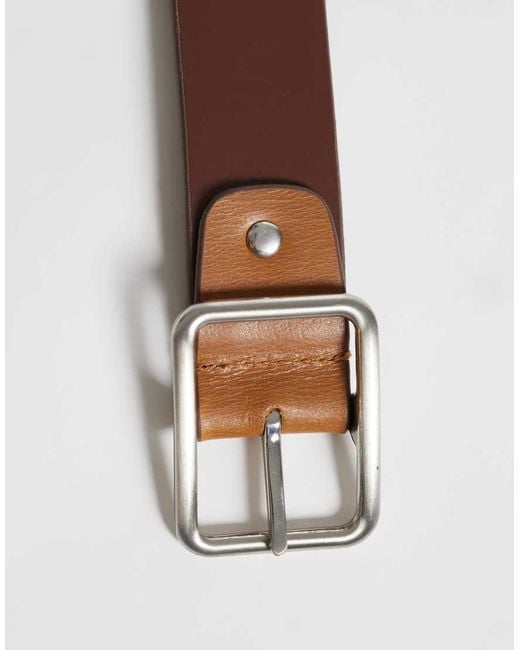 Jack & Jones Brown Reversible Belt for men