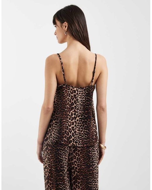 Canottiera Leopardata di Pieces in Black