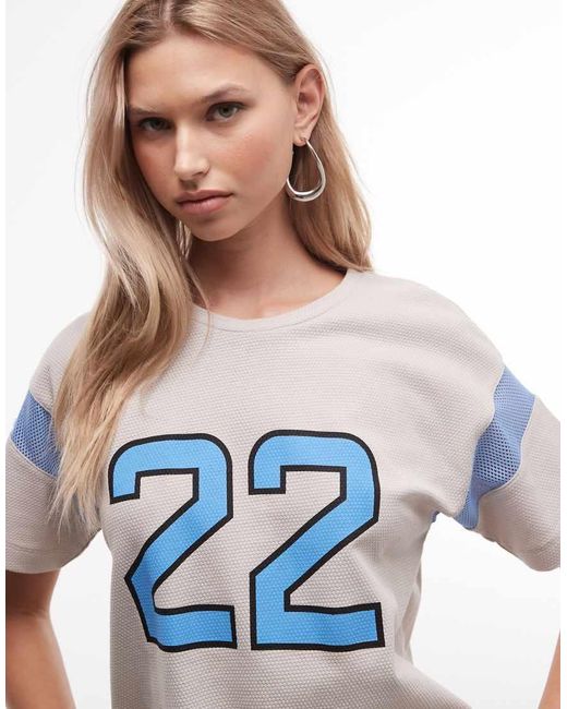 Reclaimed Vintage Blue Collegiate Tee
