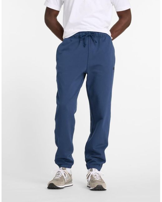 New Balance Blue Athletics French Terry Jogger for men