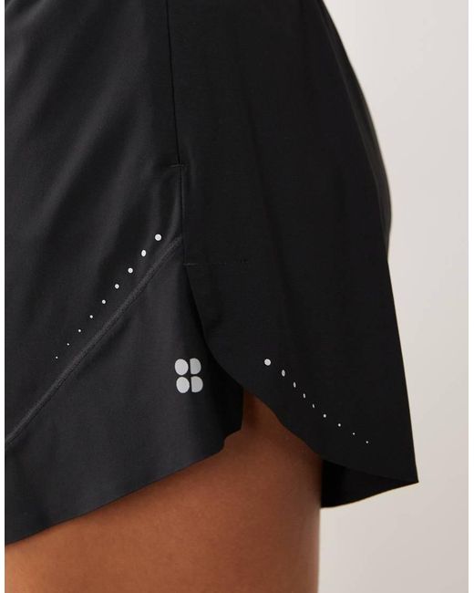 Sweaty Betty Black Runners High Loose Short