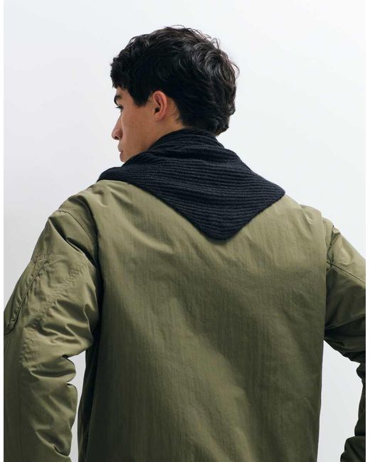 Sciarpa A Triangolo Nera A Coste di ASOS in Green da Uomo