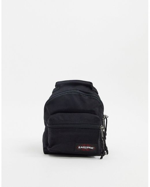 Eastpak Black Mini Backpack With Front Pouch