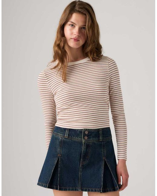 Levi's Blue Essential Baby Long-Sleeve Tee