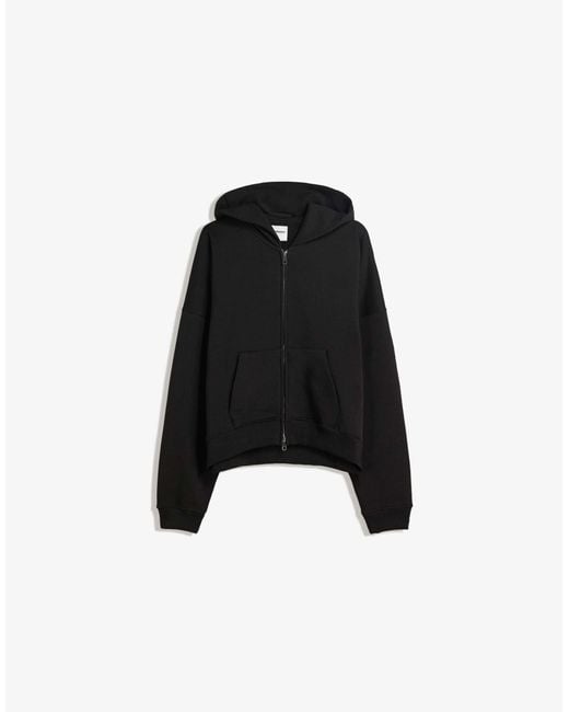 Bershka Black – oversize-kapuzenpullover