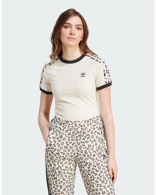Di Leopard Stripe T-Shirt