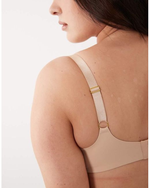 ASOS Brown Asos Design Curve Carla Smoothing Underwired Bra