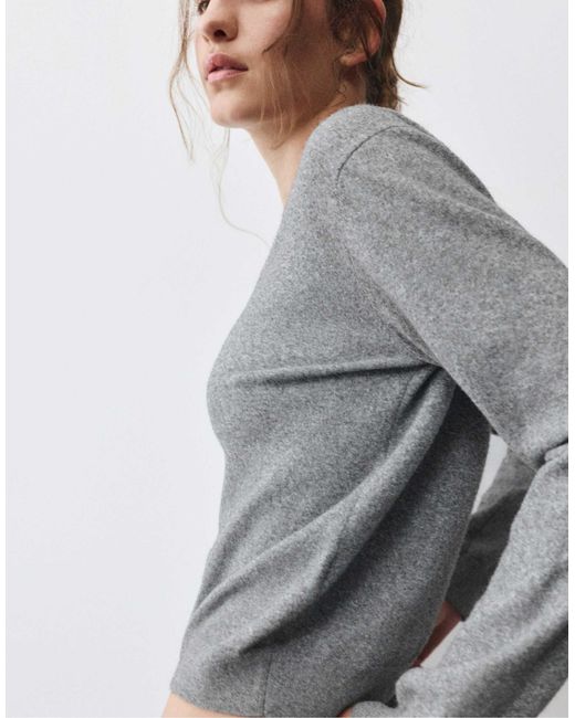 Pull&Bear Gray Pullover