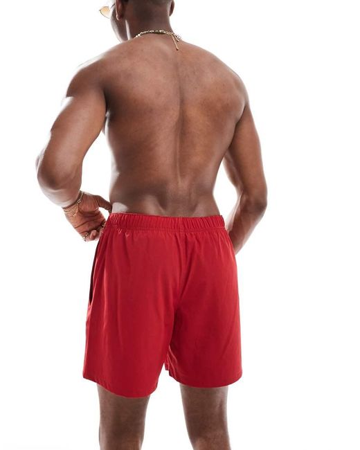 Hollister Red Swim Shorts for men