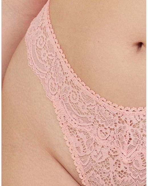 Playful Promises Natural Ariana Everyday Comfort Lace Thong