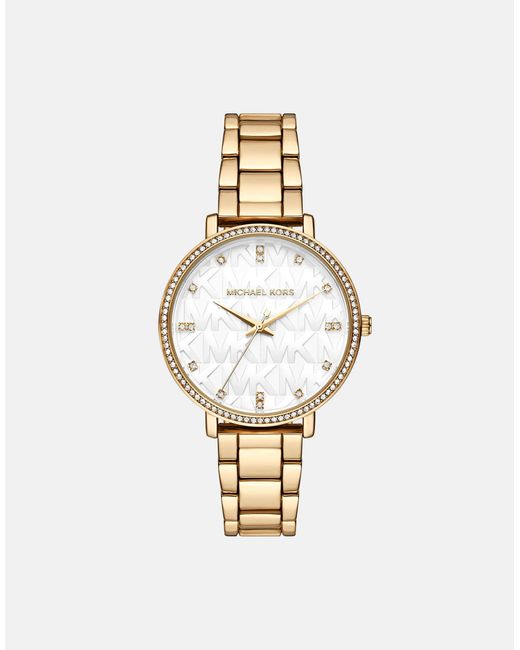 Pyper - montre en alliage avec mouvement à 3 aiguilles Michael Kors en coloris Metallic
