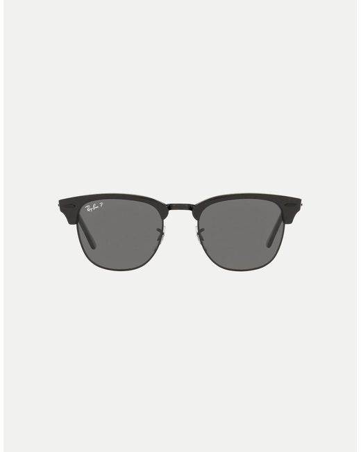 Ray-Ban Black Clubmaster Classic Square Polarised Sunglasses