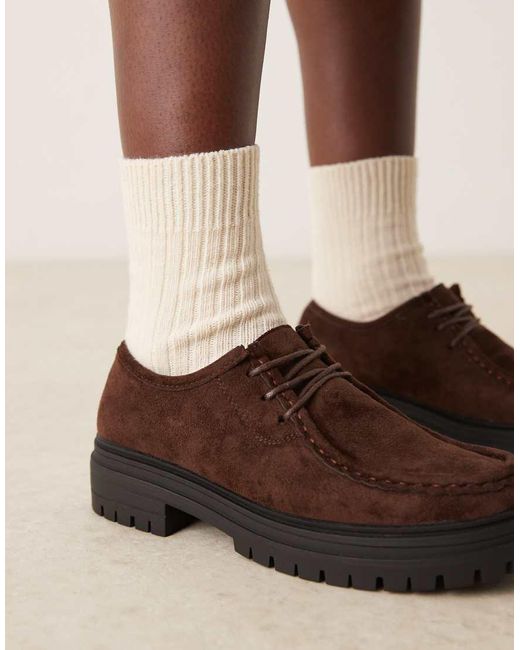 Glamorous Brown Derby Shoes
