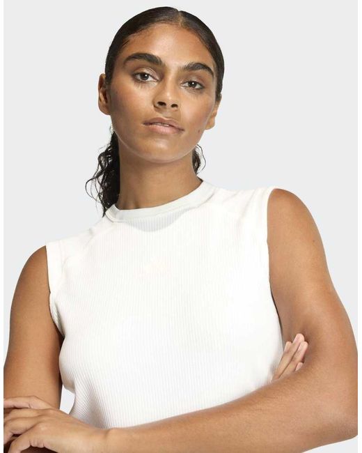 Adidas Originals Natural All Szn Rib Tank Top