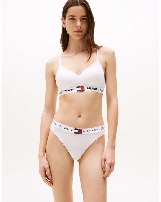 String Tommy Hilfiger en coloris White