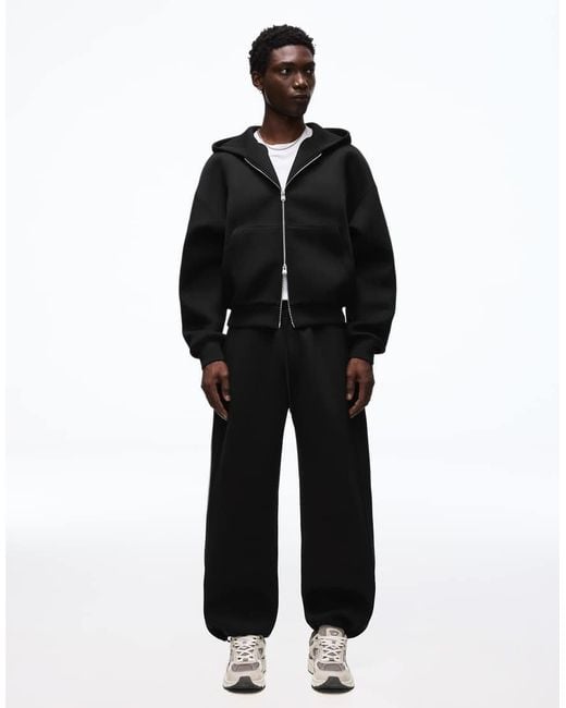 Bershka Black Technical Balloon joggers for men