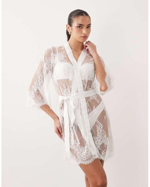 Ann Summers Natural Bridal Availing Robe