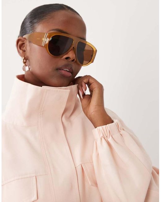 Gina Tricot Natural High Neck Cargo Jacket