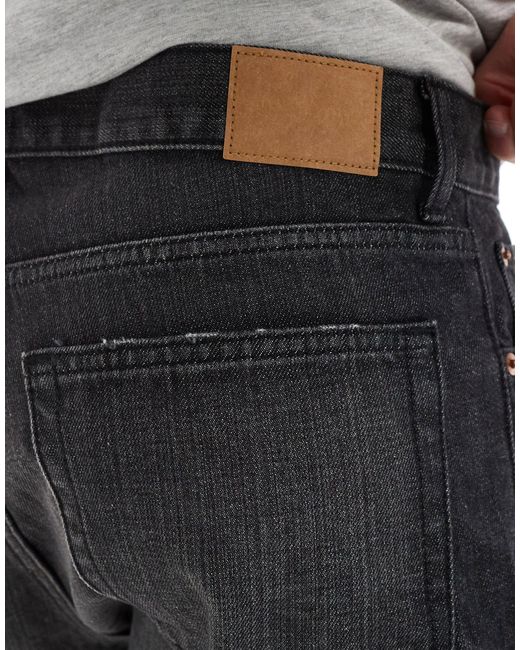 Weekday – civic – knielange jeans-shorts in Gray für Herren