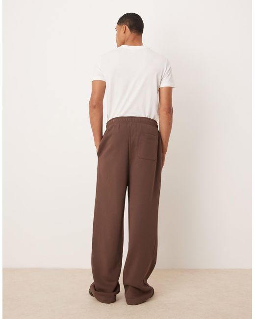 ASOS – essentials – jogginghose in Natural für Herren