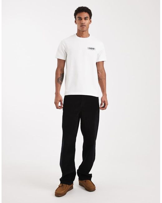 Farah White Hawthorne Graphic T-shirt for men