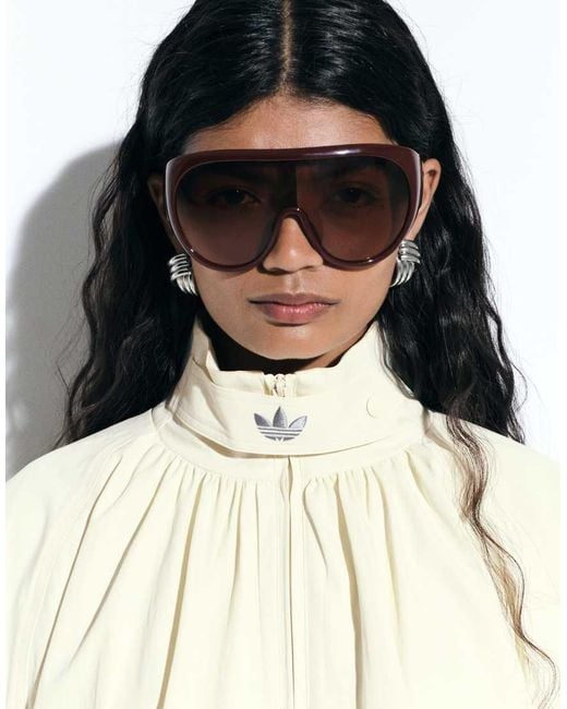 adidas Originals x ASOS White Oversized Track Top