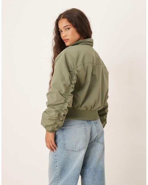 Cotton On Natural Toby Bomber Jacket
