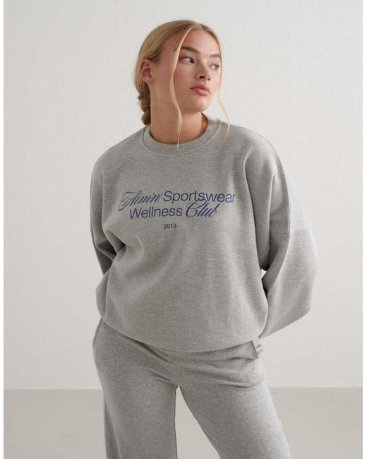 Aim'n Gray Melange Wellness Sweatshirt