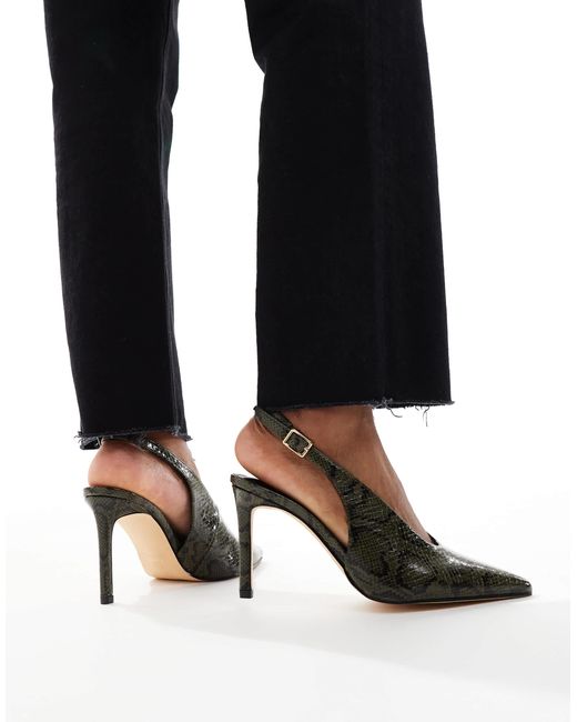 SEQWL Black – petunia – slingback-pumps