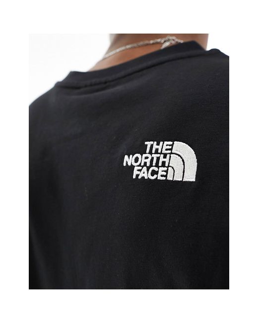The North Face – simple dome – oversize-t-shirt in Black für Herren
