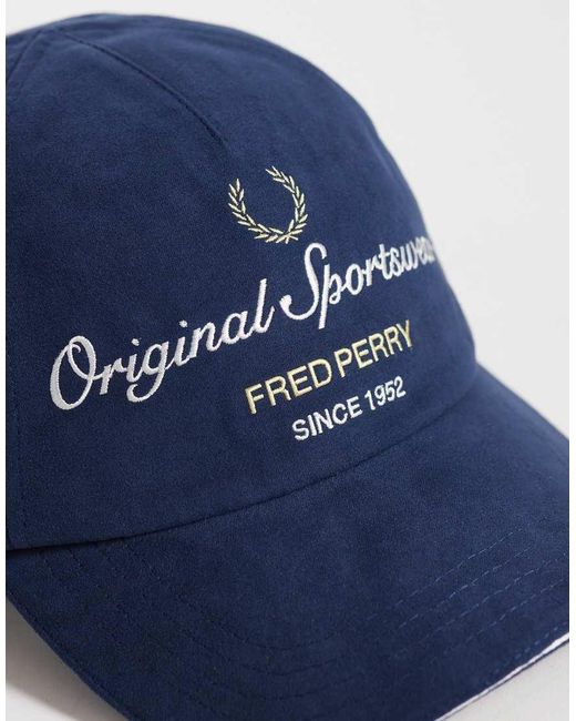 Cappellino di Fred Perry in Blue da Uomo