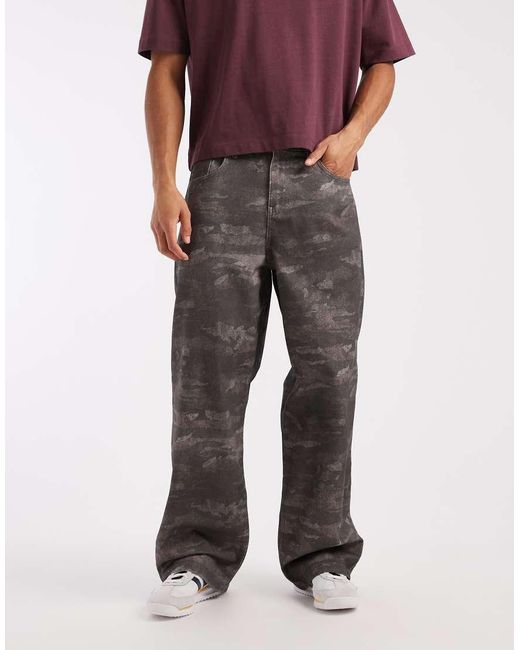ASOS Red Baggy Trousers for men