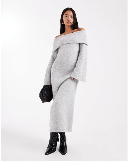 4th & Reckless White – gestricktes maxi-pulloverkleid
