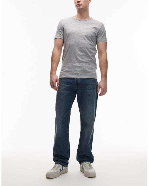 Paul Smith Blue 5 Pack T-Shirt for men
