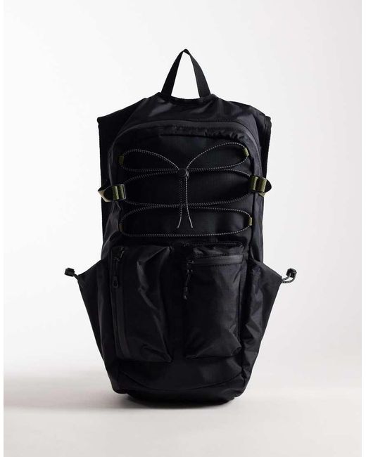 ASOS Black Techy Backpack for men