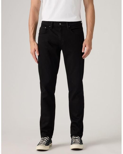 Levi's White 502 Taper Jeans for men