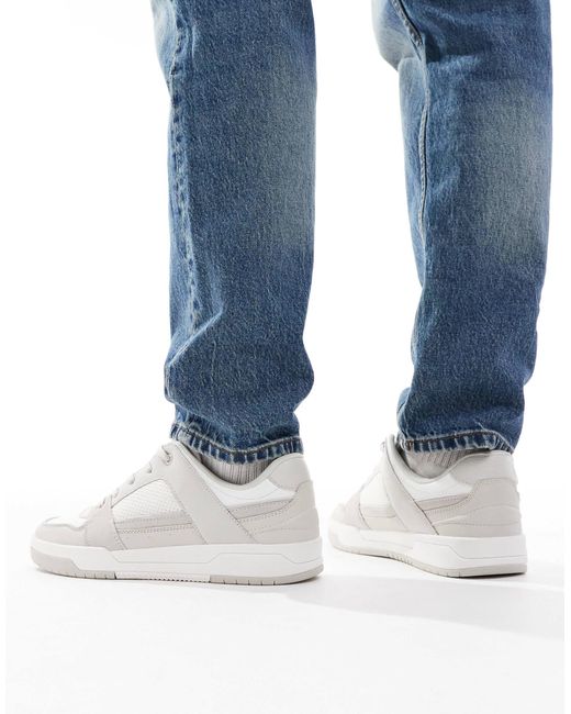 ASOS Blue Multi Panelled Trainers for men