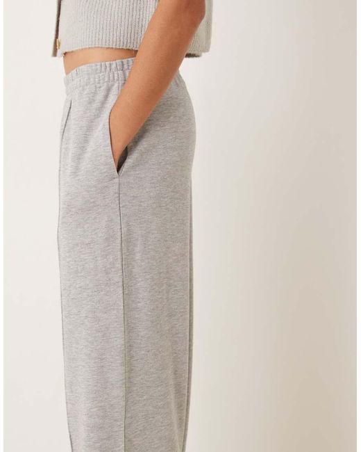 Brave Soul Natural Jersey Jogger With Seam Detail