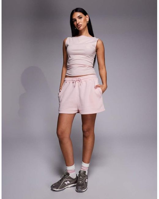Kaiia Pink Studio Sweat Shorts Co-Ord