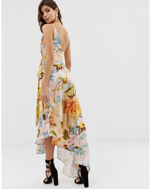 maxi dress with ruched waist