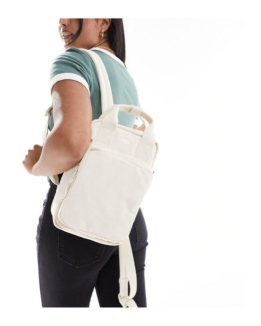 Levi's White L-pack Mini Backpack With Logo
