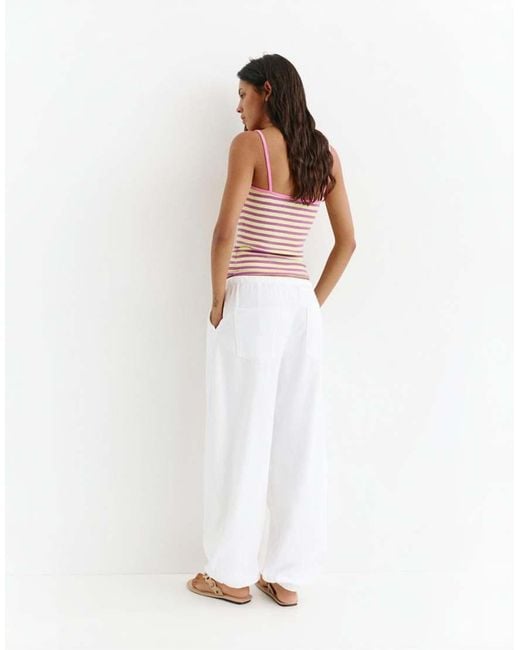 Pull&Bear Multicolor Fine-Strap Top