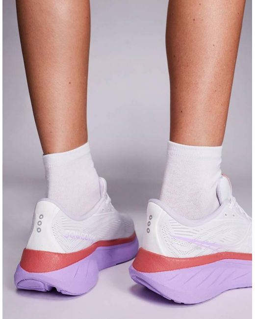 Saucony Purple Ride 18 Running Sneakers